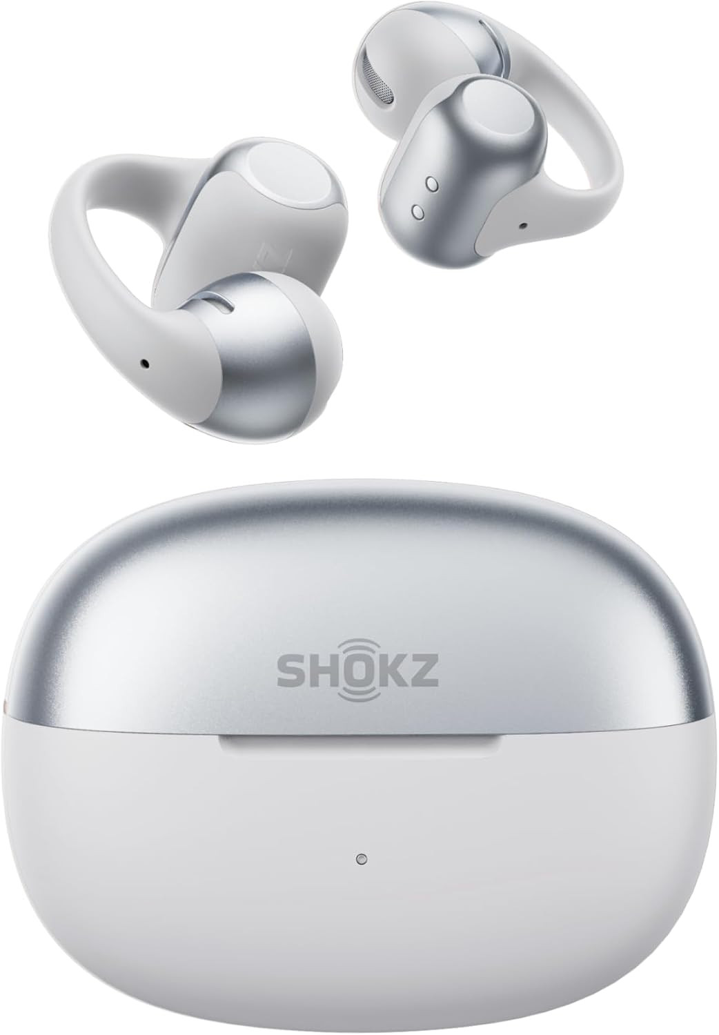 SHOKZ OpenDots 2 Open-Ear Clip-On Earbuds, Grey, Dolby Audio, 3 Mics | Amazon (US)