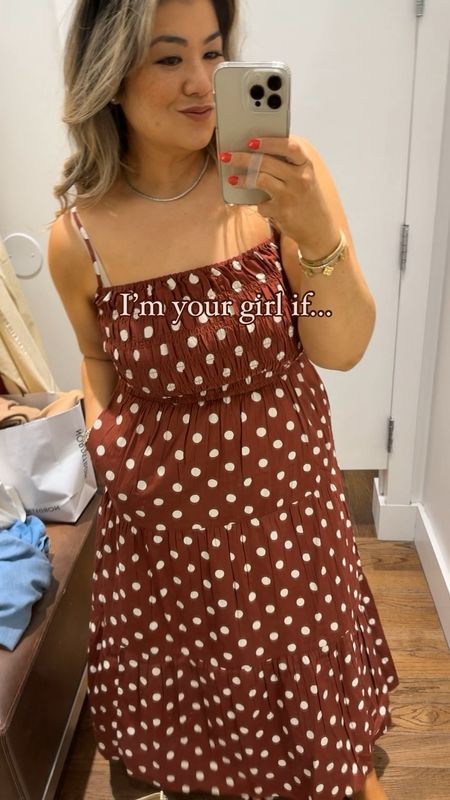 I tried this on in a large, but will be ordering a medium. The fit is generous. Has pockets and a smocked top for comfort. Plus pockets! Now 40% off!  

Note: I did not like the denim fabric version of this dress  

#LTKSaleAlert #LTKStyleTip #LTKMidsize
