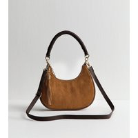 Tan Faux Suede Suede Scoop Shoulder Bag New Look | New Look (UK)