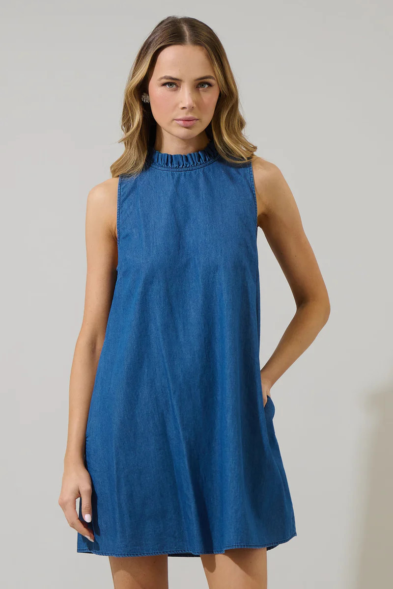 Haysville Benson Trapeze Mini Dress | Sugarlips