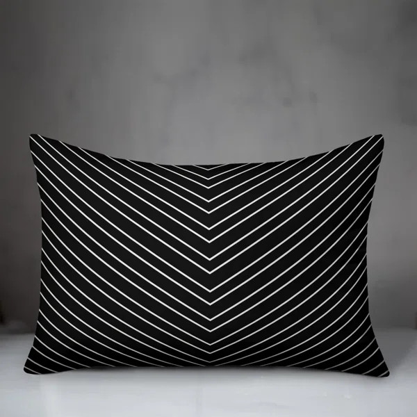 Wolbert Chevron Lumbar Pillow | Wayfair Professional