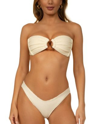 Crochet Tori Bandeau Bikini Top & Lulu Bikini Bottom | Bloomingdale's (AU)