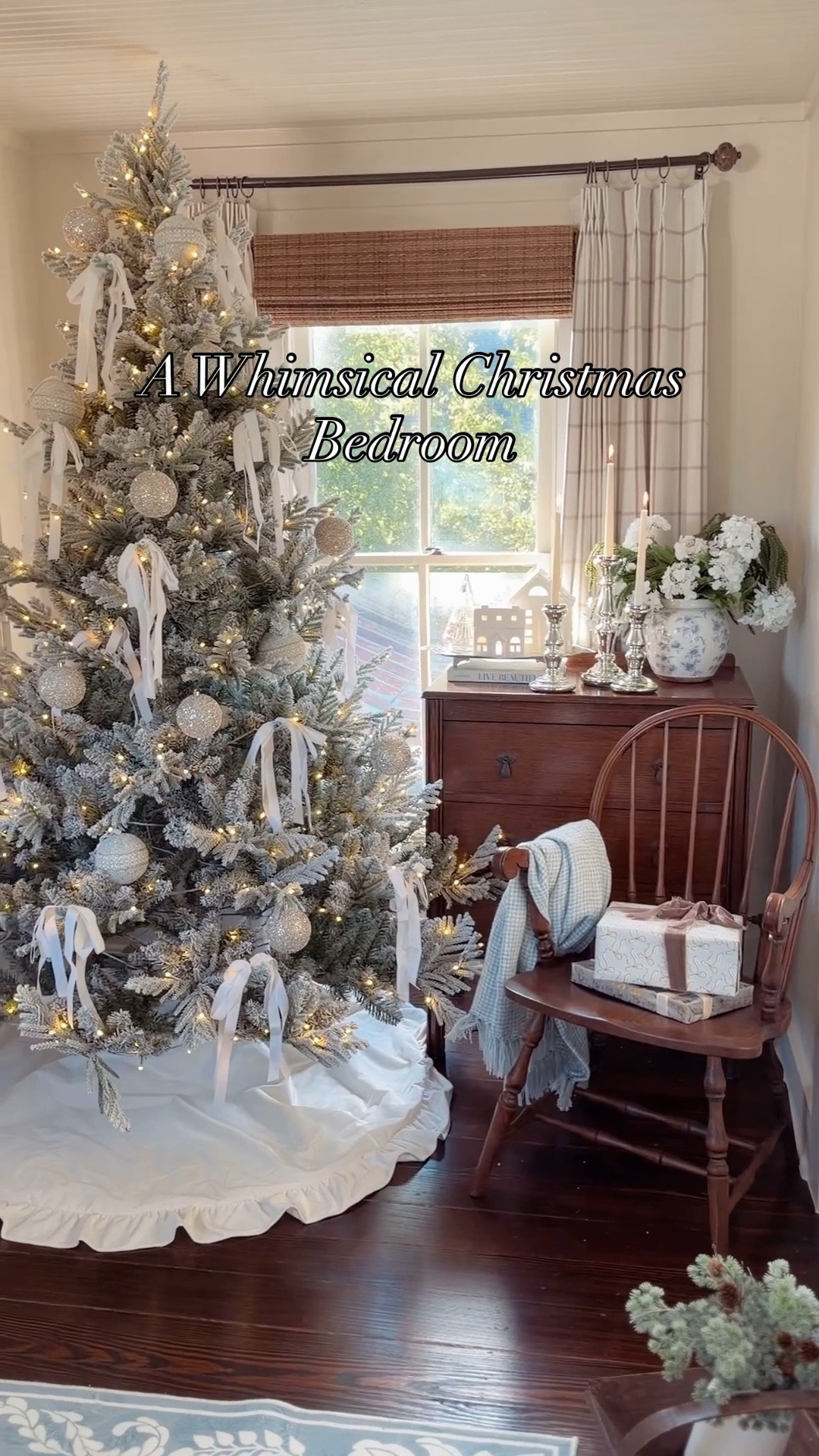 The most gorgeous flocked tree!!

#LTKHome #LTKCyberWeek #LTKHoliday