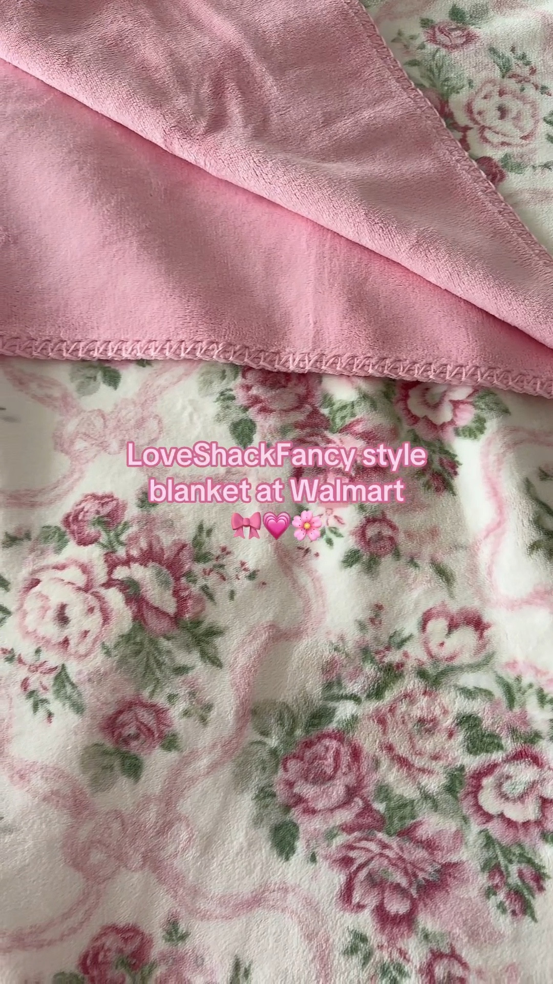 Loveshackfancy blanket at Walmart! 

#LTKFindsUnder50 #LTKFindsUnder100 #LTKWatchNow
