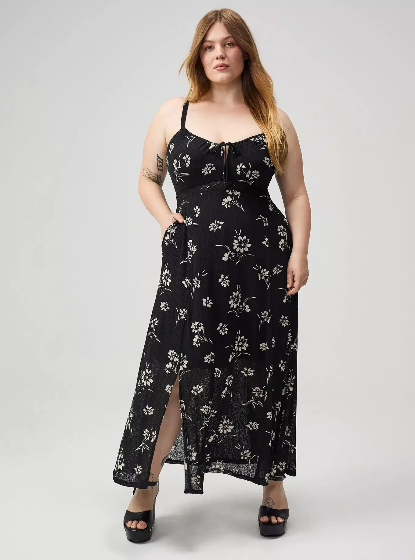 Double-Slit Maxi Dress | Torrid (US & Canada)