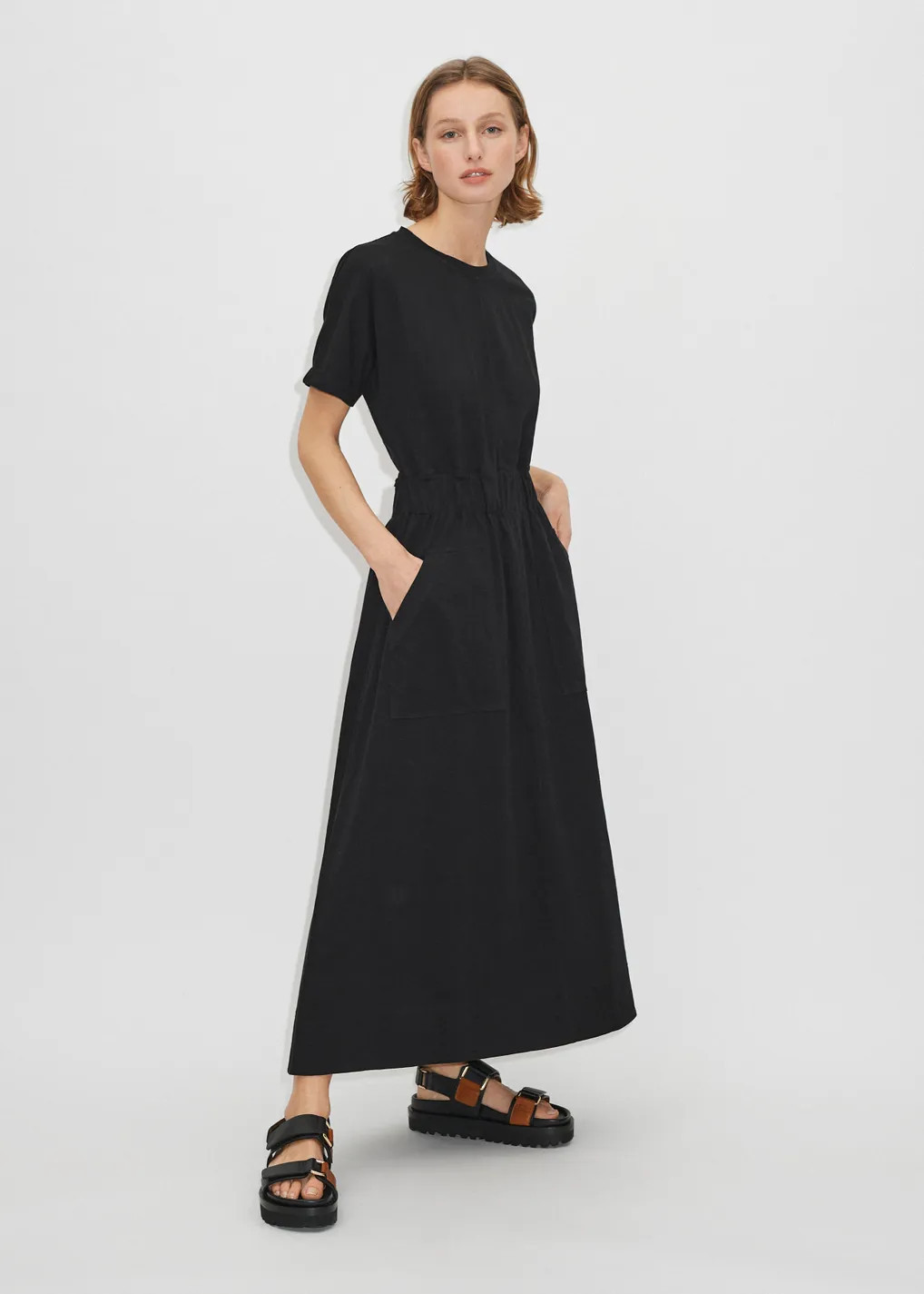 Gather Back T-Shirt Dress | ME + EM