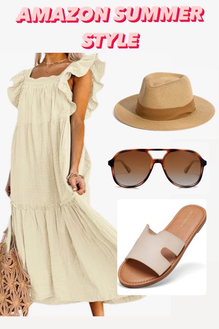 This just might be my favorite look for the summer. Easy go to summer look. #amazon 

#LTKStyleTip