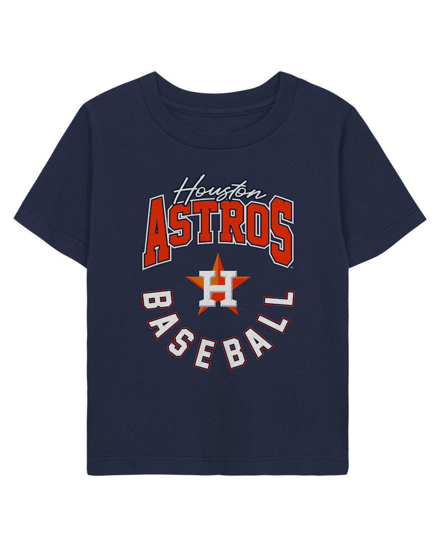 The Children's Place Toddler Boys MLB Houston Astros Graphic T-Shirt | Size 2T | Blue | Cotton/Polyester | The Children's Place