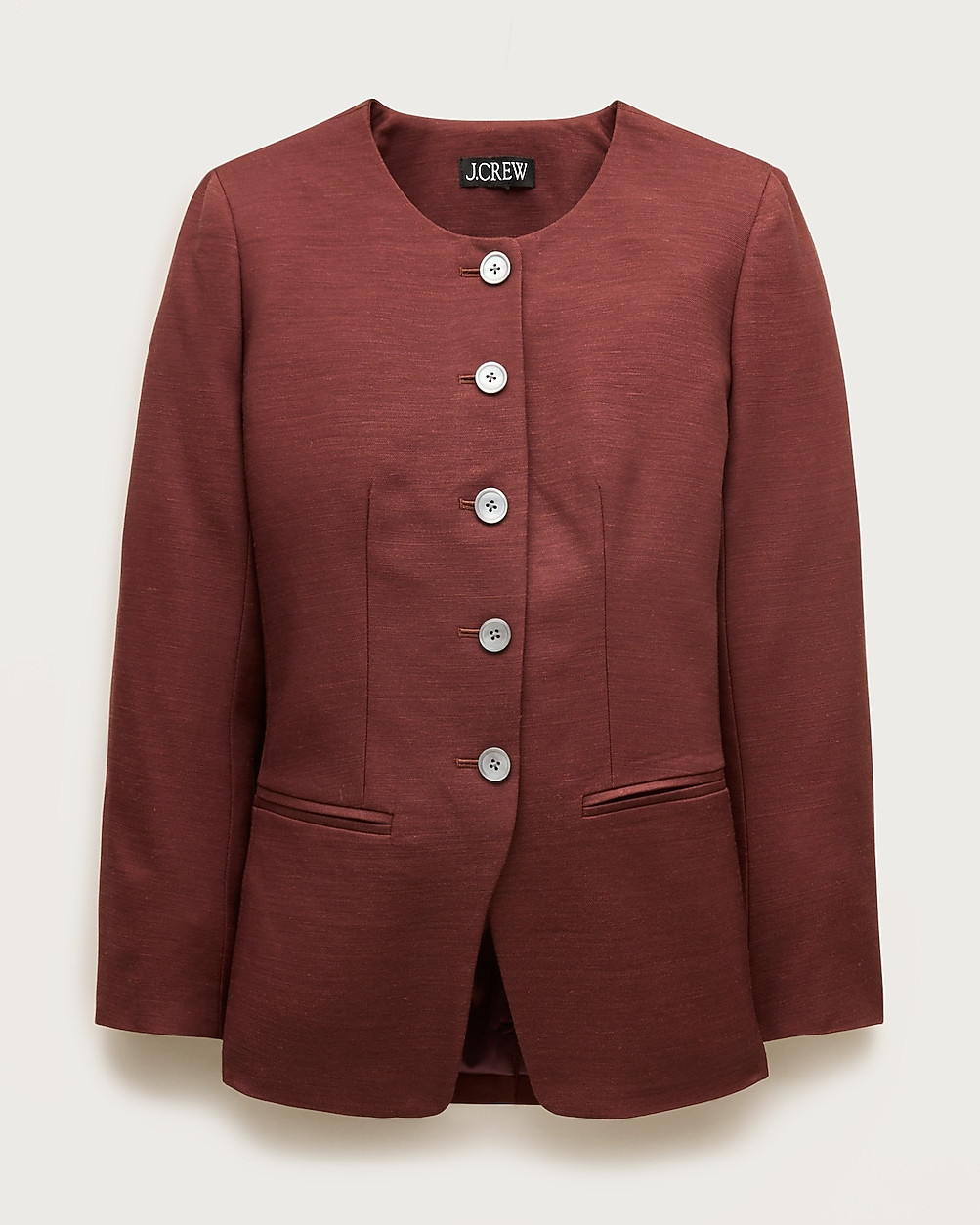 Margeaux lady jacket in Gramercy linen blend | J. Crew US
