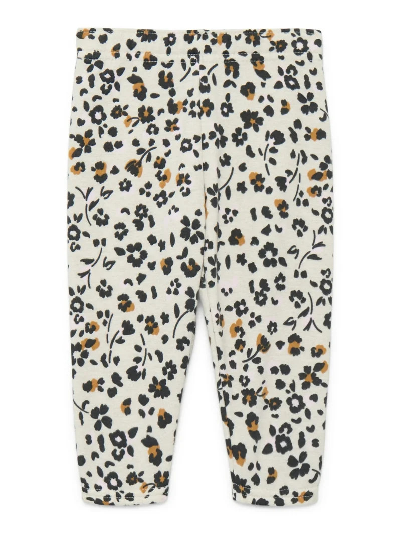 Garanimals Baby Girls Printed Fleece Joggers, Sizes 6M-24M | Walmart (US)