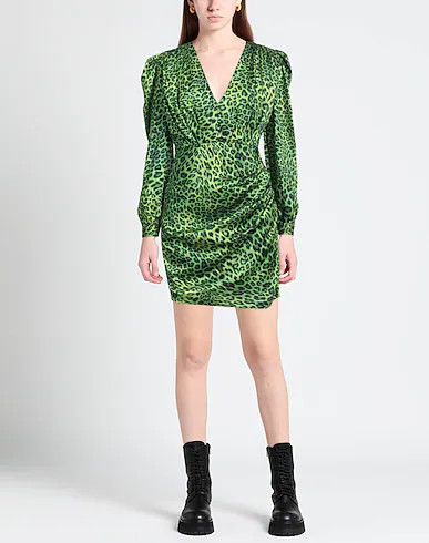 NO SECRETS  | Lime green Women‘s Short Dress  | YOOX | YOOX (US)