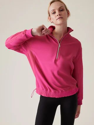 Triumph Hybrid Half Zip Sweatshirt | Athleta