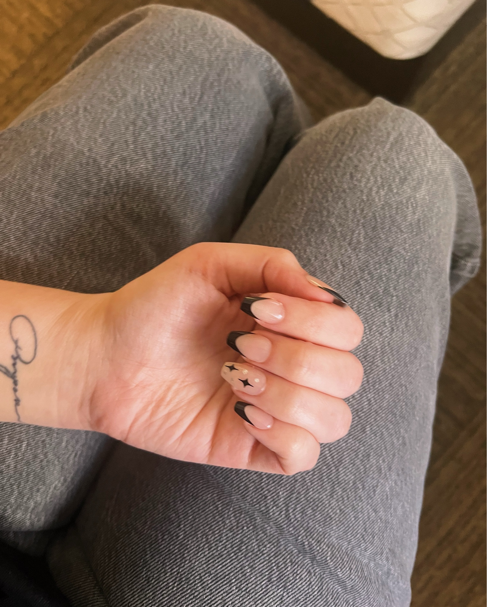 my nails for breezy bowl 🖤

#LTKBeauty