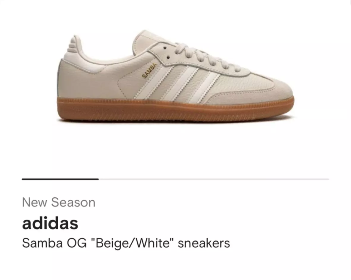 adidas Samba OG Shoes - Beige, Unisex Lifestyle