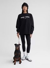 Black New York Embroidered Sweatshirt – Asha | 4th & Reckless