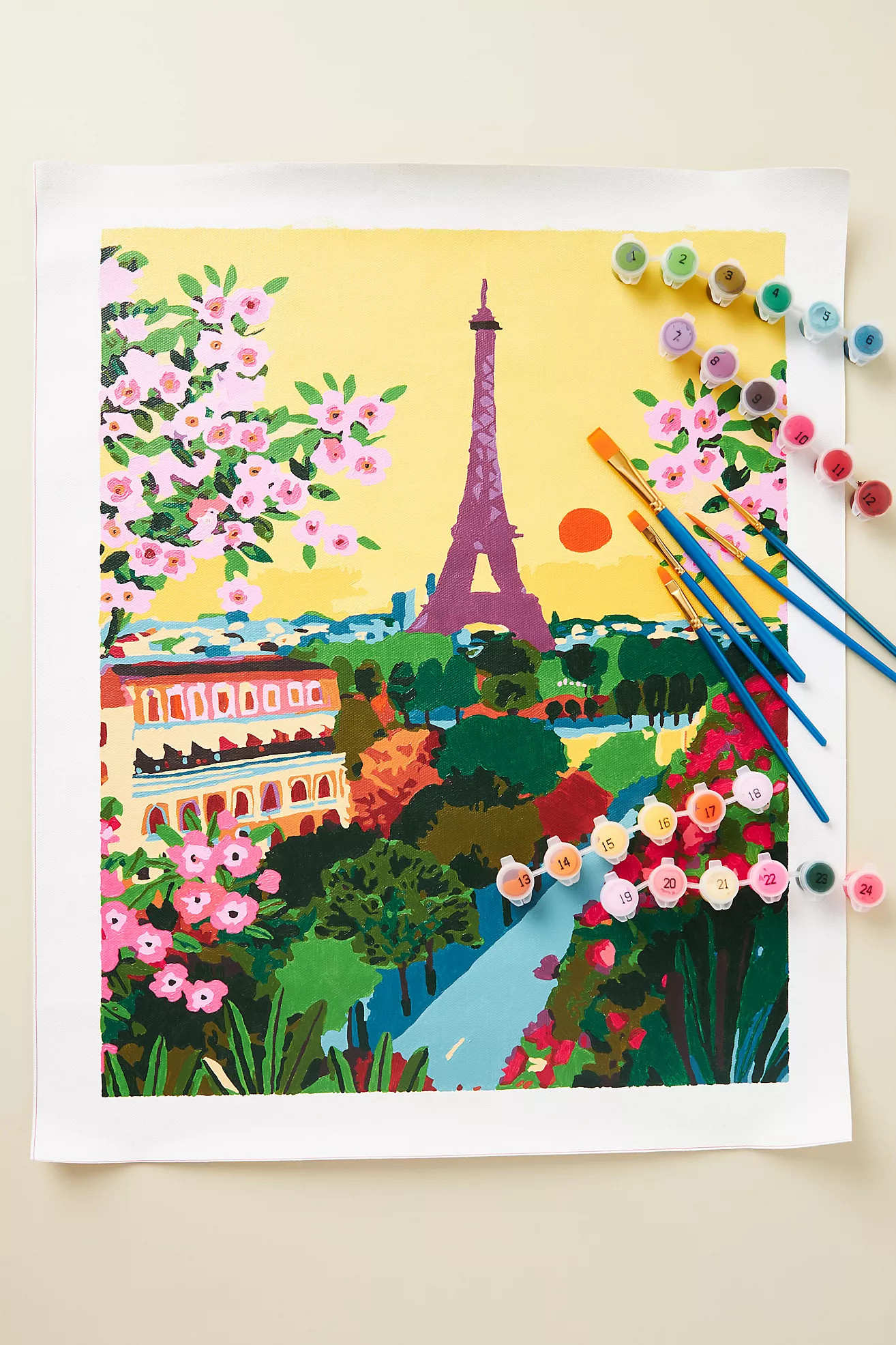 Adult Paint-By-Numbers Kit | Anthropologie (US)