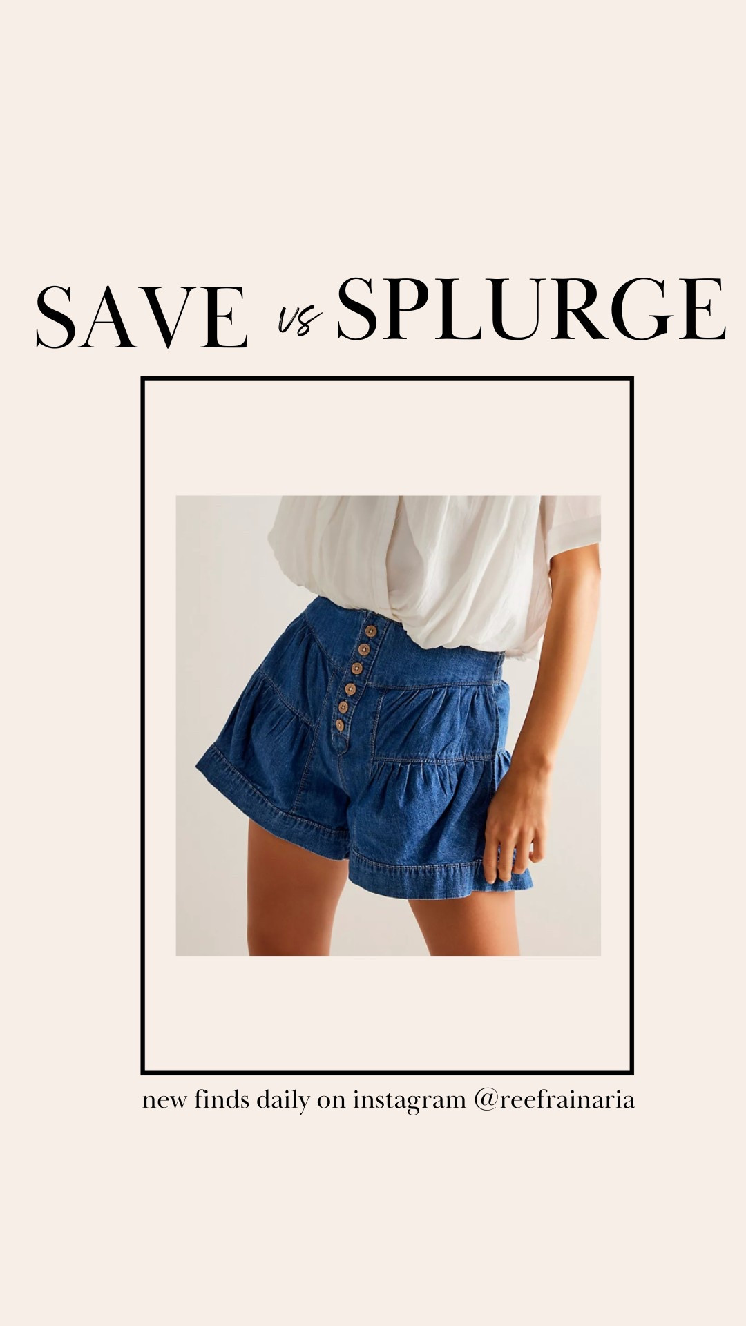 Save vs splurge spring and summer basics you can find daily look for less amazon finds on my instagram @reefrainaria 

#LTKFindsUnder50 #LTKSaleAlert #LTKStyleTip