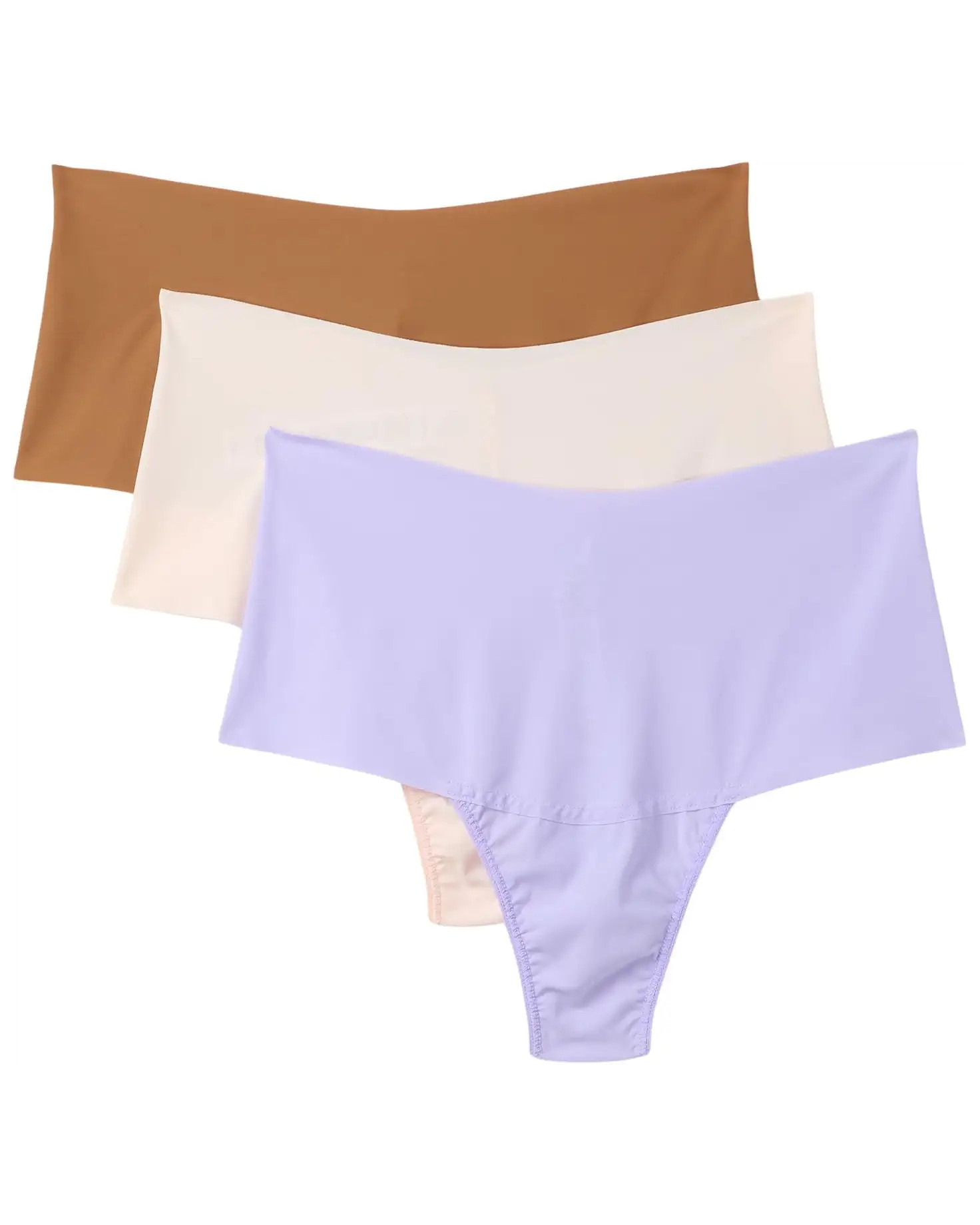 Breathesoft Hi-rise Thong 3-pack | Zappos