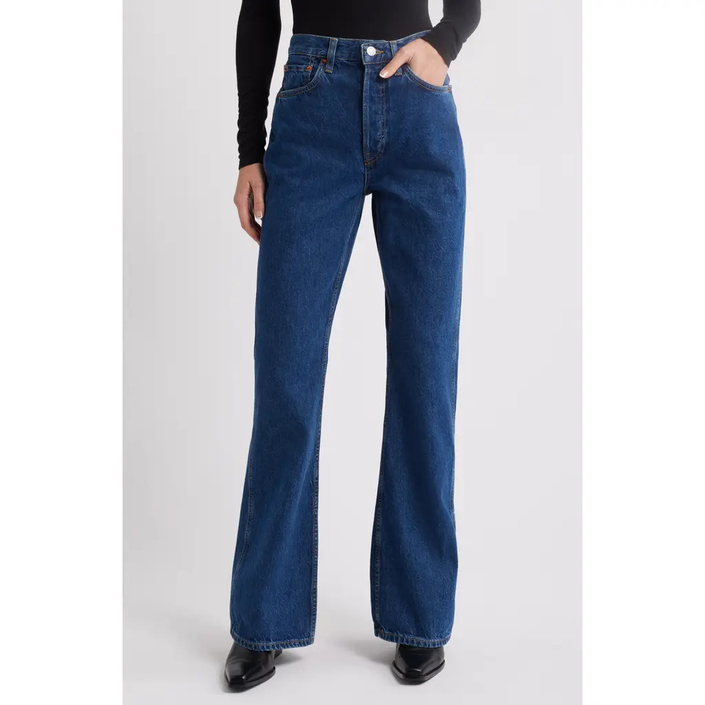 Re/Done The Riding Bootcut Jeans in Faded Rider at Nordstrom Rack, Size 31 | Nordstrom Rack