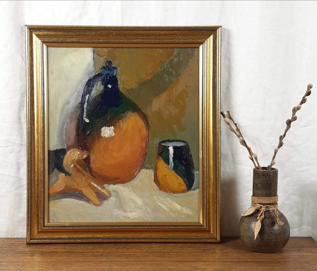 Original oil painting, Still Life, Framed painting, Ukrainian artist, European Fine Art | Etsy (US)