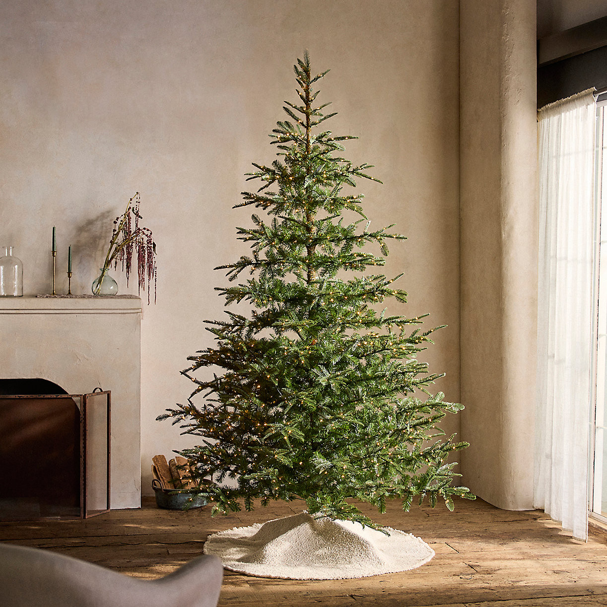 Faux Pre-Lit Woodland Fir | Terrain