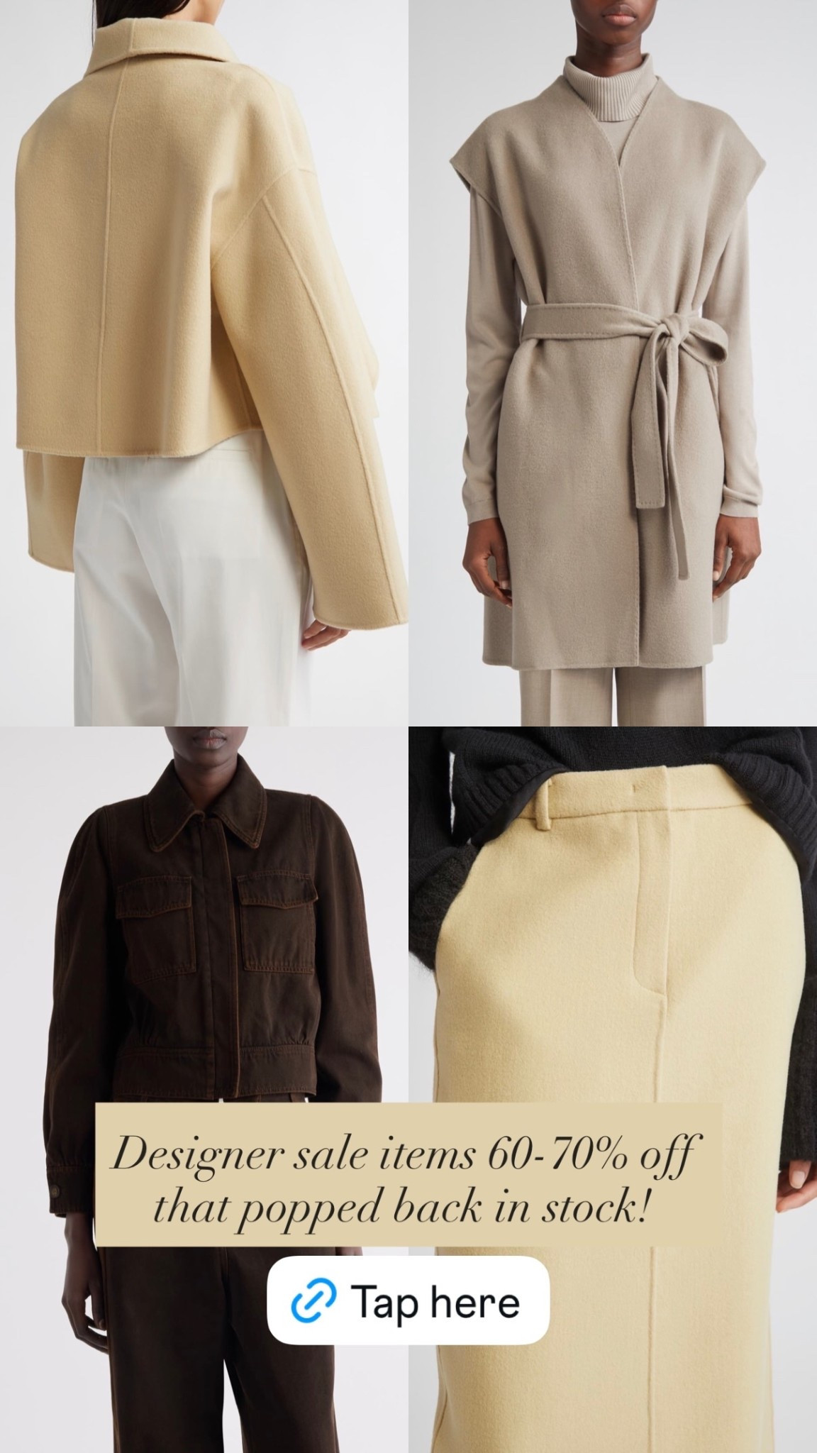 In stock and on sale!

#designercoat
#longjacket
#capecoat
#woolcoat
#winterskirt

#LTKSaleAlert #LTKSeasonal #LTKWorkwear