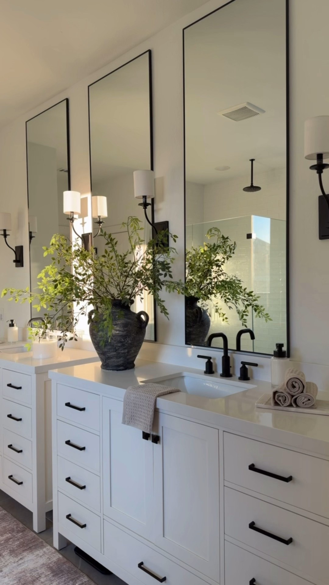 Nothing feels better than a deep bathroom reset 🤍 Cleaned every corner and added a few little updates… because I can’t function unless everything is in its place ✨🧼

#LTKOver40 #LTKHome #LTKU