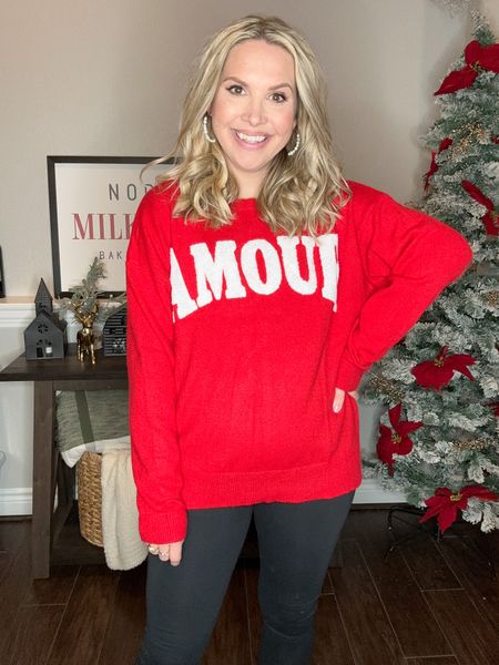 Must-have Valentine’s Day sweaters from Target that is under $33! I’m wearing a size medium at 3 weeks postpartum. 

Winter outfit, Valentine’s Day, Target style, sneakers

#LTKstyletip #LTKfindsunder50 #LTKSeasonal