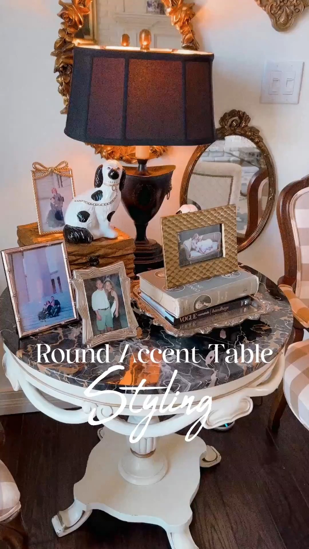How I style my round tables in our living room 

#LTKFindsUnder50 #LTKHome #LTKFindsUnder100