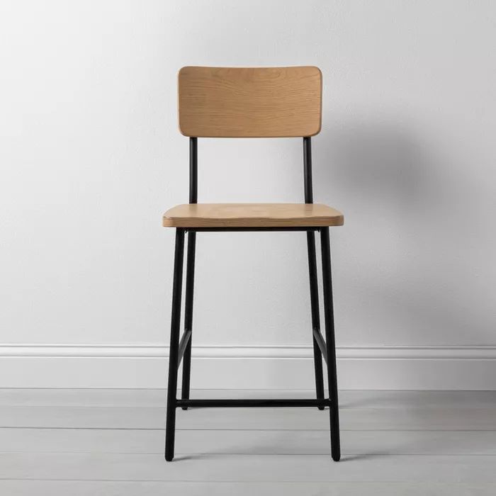 Wood & Steel Counter Stool - Hearth & Hand™ with Magnolia | Target