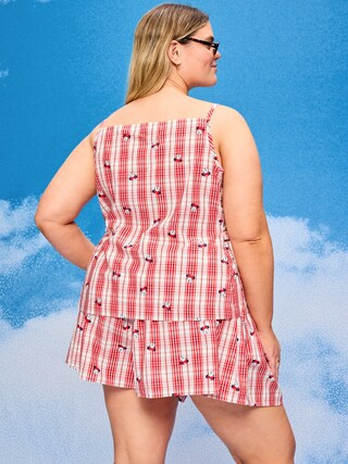 Old Navy x Disney Minnie Mouse Side-Tie Plaid Tank Top for Women | Old Navy (US)