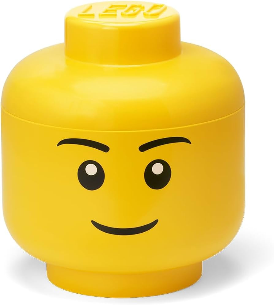 Room Copenhagen LEGO Storage Head, Large, Boy | Amazon (US)