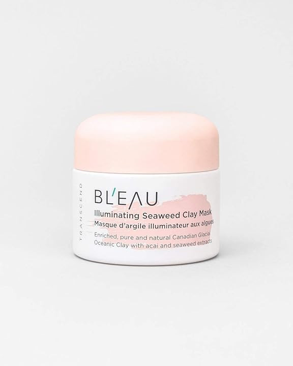 BL'EAU Illuminating Seaweed Clay Mask - Brightening Clay Mask for All Skin Types – Collagen Boosting | Amazon (US)