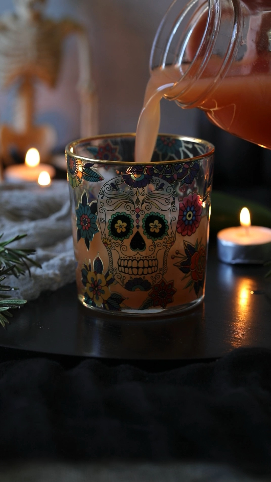 My favorite Dia De Los Muertos Halloween Cocktail Glasses perfect for Spicy Paloma’s. 

#LTKHalloween #LTKparties #LTKSeasonal