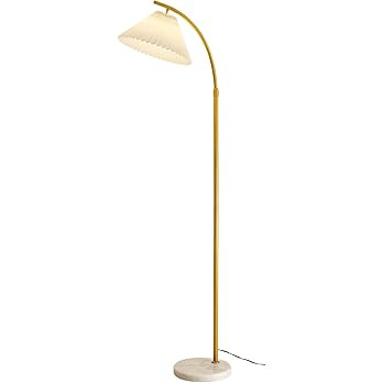 Elegant Arc Floor Lamp,Standing lamp Gold Arched Floor lamp Dimmable & Adjustable Gooseneck, 12W ... | Amazon (US)