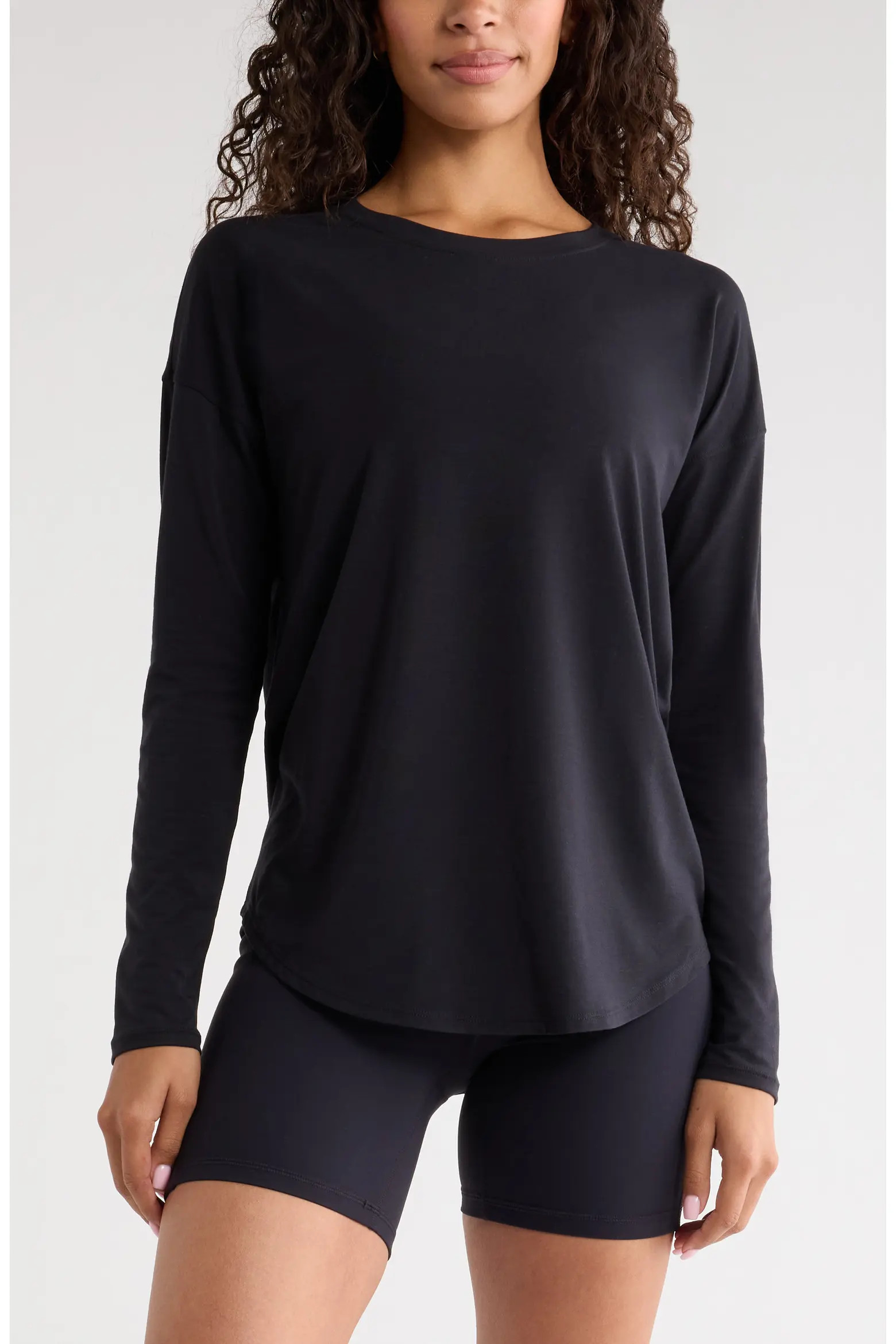 Breathe Long Sleeve Performance T-Shirt (Women) | Nordstrom | Nordstrom