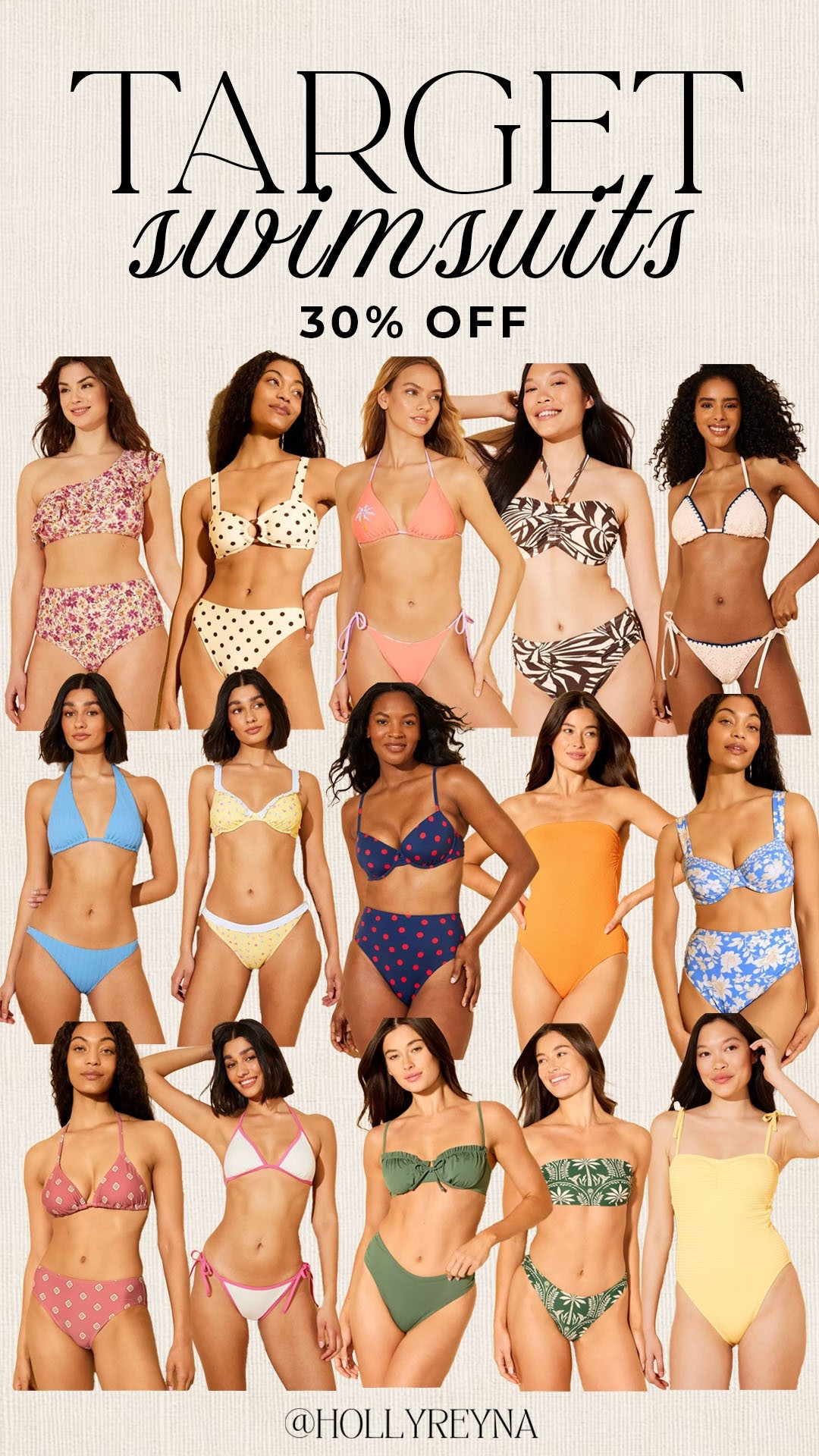 30% off Target swim!

#targetdeals

Target deals. Target fashion. Target swim. Target summer sale. Target beach day.

#LTKSeasonal #LTKSaleAlert #LTKSwim