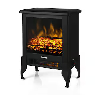 TURBRO Suburbs 14 in. Freestanding Electric Fireplace Stove with Realistic Dancing Flame Effect a... | The Home Depot