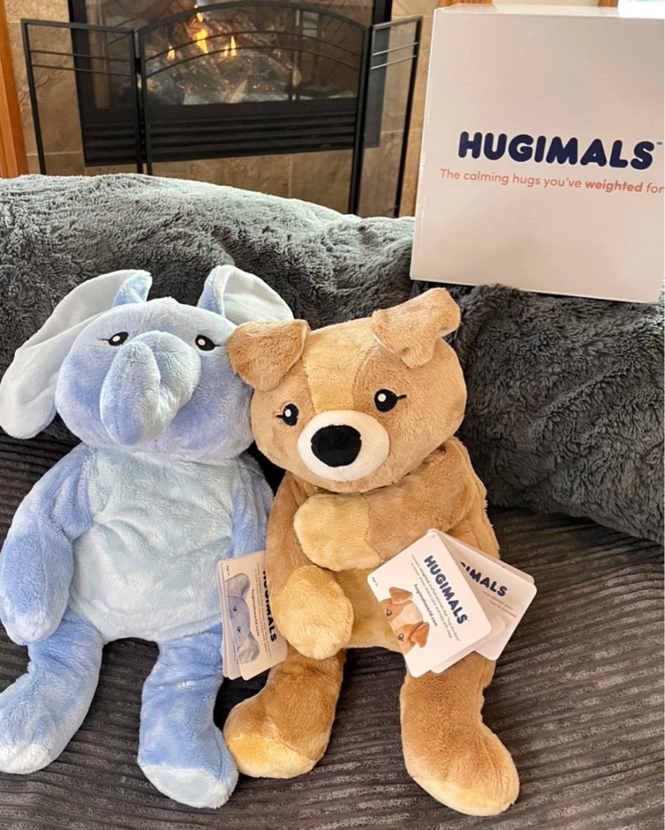 Hugimals weighted stuffed animals offer stress relief, decreased anxiety, and improved sleep

#LTKhome #LTKfamily #LTKkids