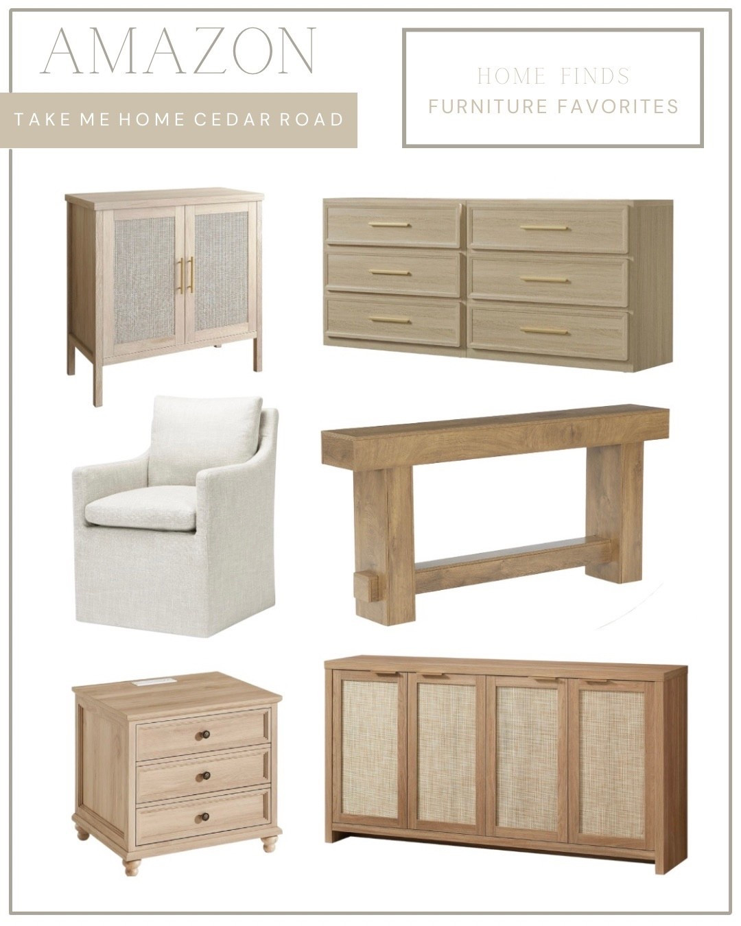Loving all of these Amazon furniture finds!!

Nightstand, dining chair, upholstered, dining chair, console, table, sofa, table, entryway table, accent cabinet, sideboard

#LTKHome #LTKSaleAlert