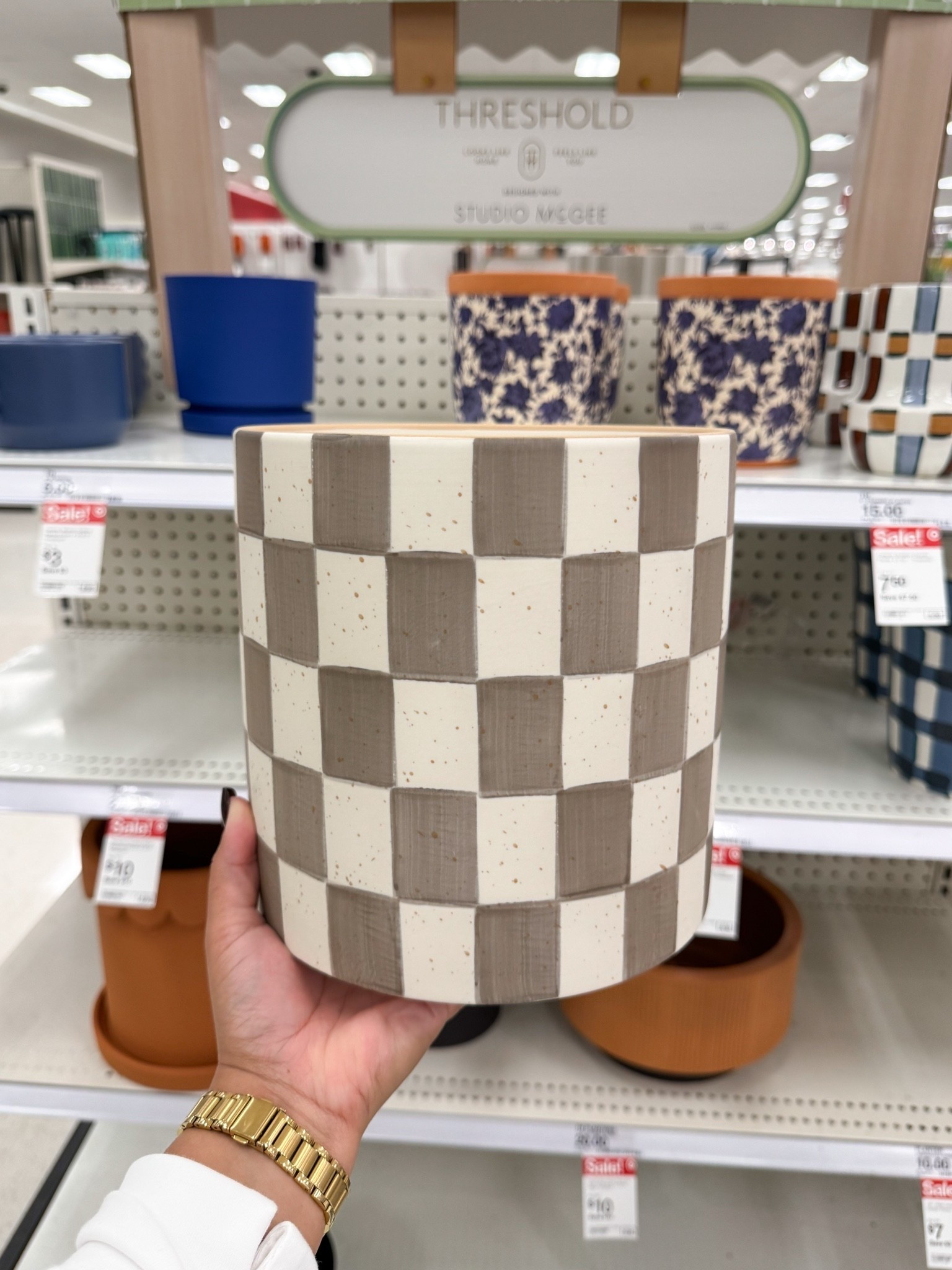 Checkered planter on sale! 

target style, outdoor furniture

#LTKHome #LTKSaleAlert