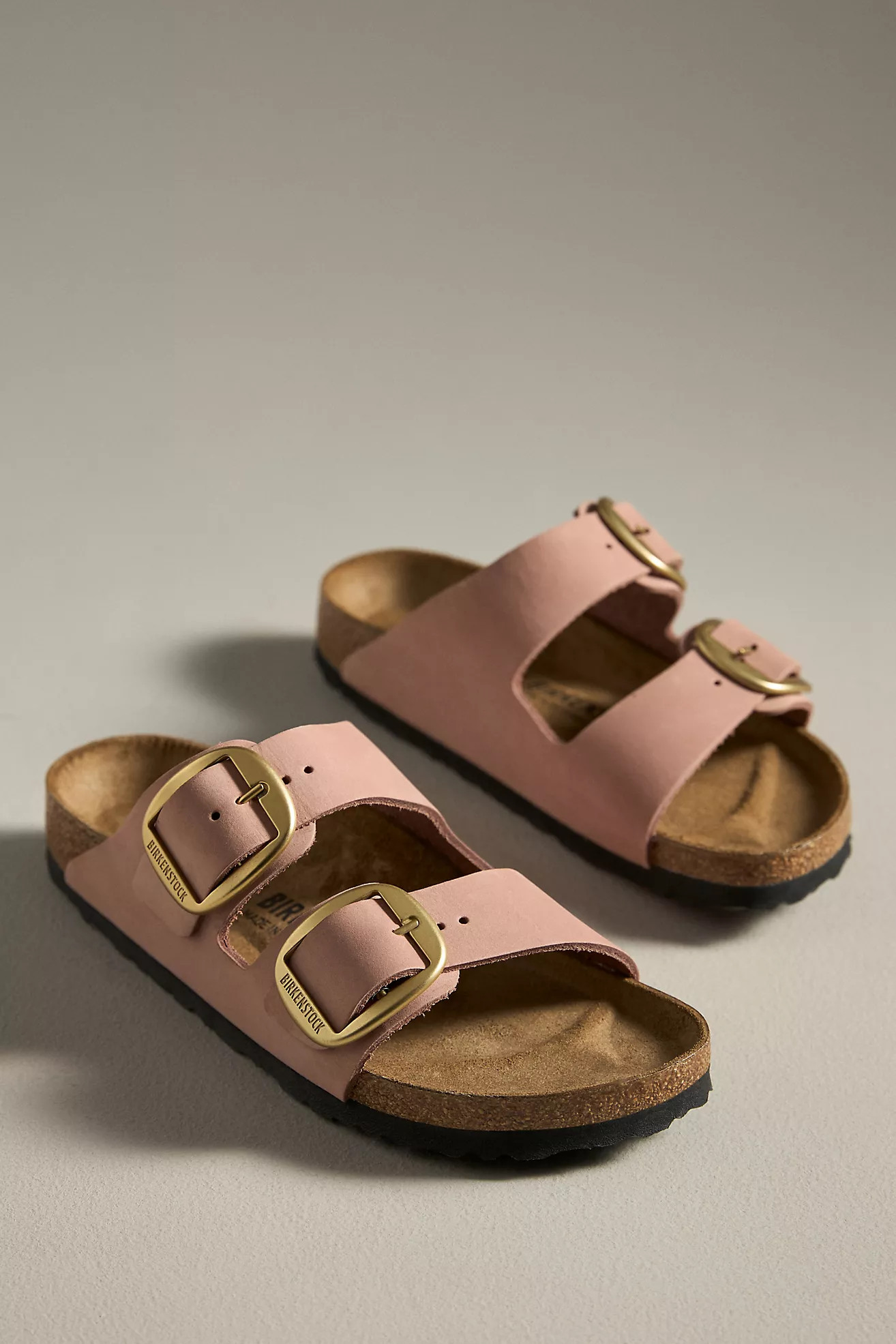 Birkenstock Arizona Big Buckle Nubuck Sandals | Anthropologie (US)