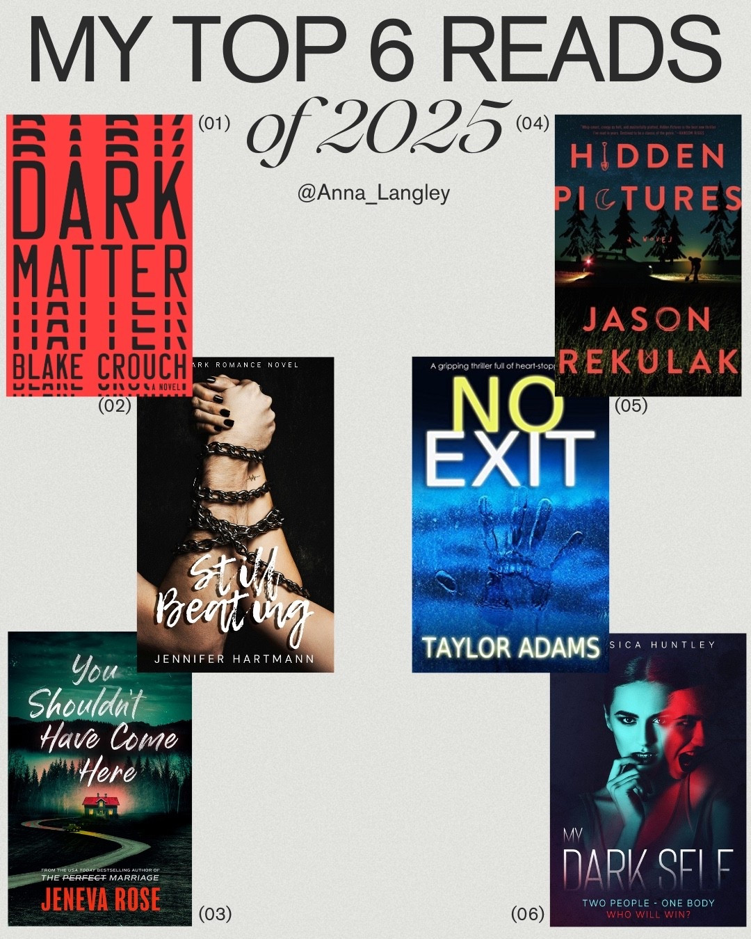 📚 My top reads of 2025
These are the books that kept me up too late, lived rent-free in my head, and reminded me why I love reading so much. If you’re looking for your next good book, start here 🤍
#LTKReads #BookLover #ReaderLife #CozyReading #BookRecs #MomWhoReads

#LTKdayinmylife #LTKFindsUnder50 #LTKmomlife
