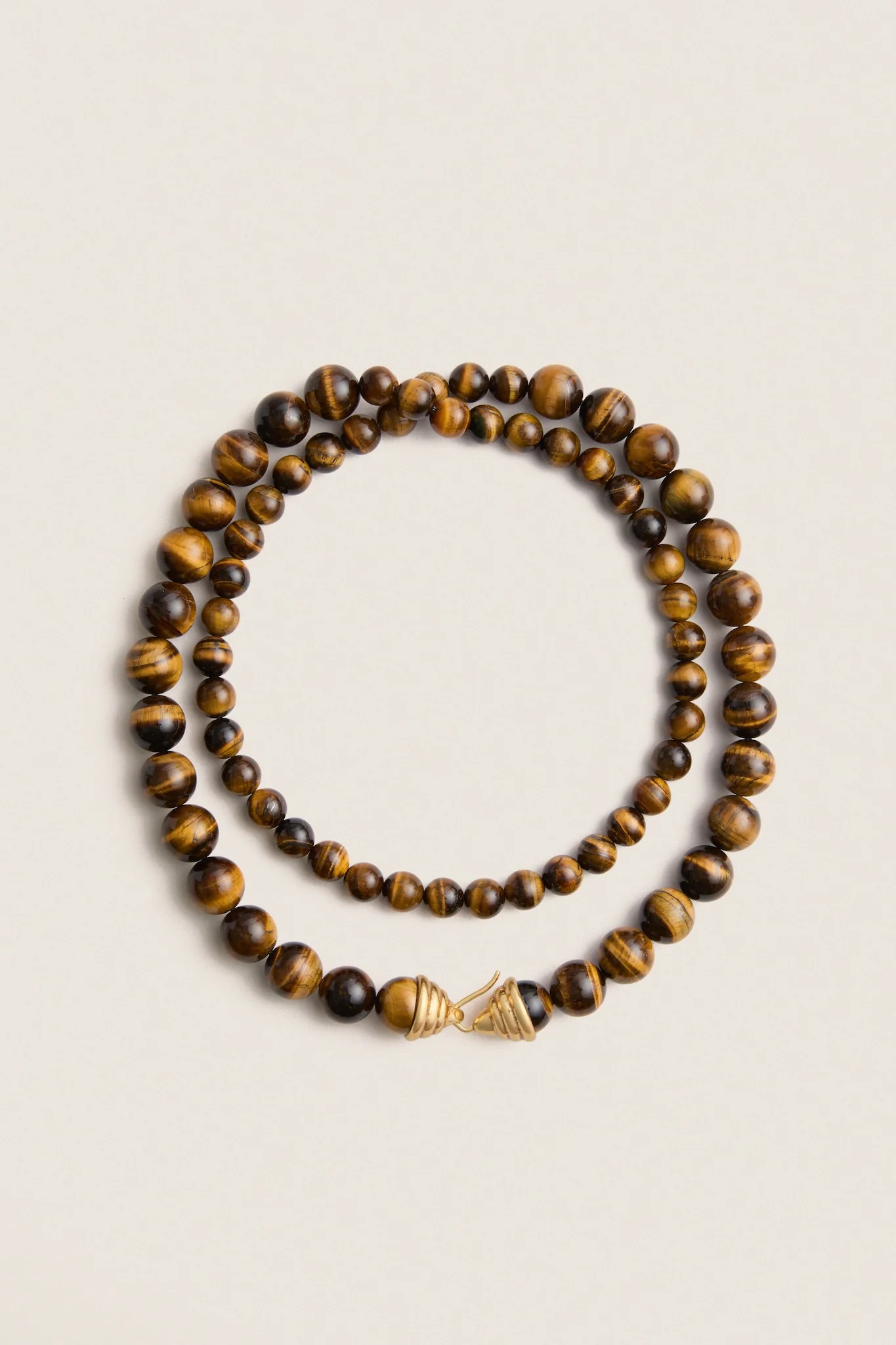 Tiger's Eye Double Strand Celine Necklace | Tuckernuck (US)