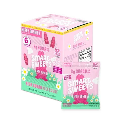 SmartSweets Berry Bunnies, 6 ct. | Walmart (US)