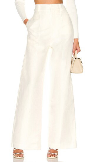 Florina Pant in Ivory | Revolve Clothing (Global)