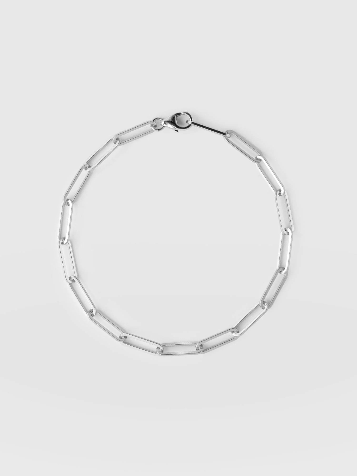 Link Chain Bracelet - Silver | Saint + Sofia