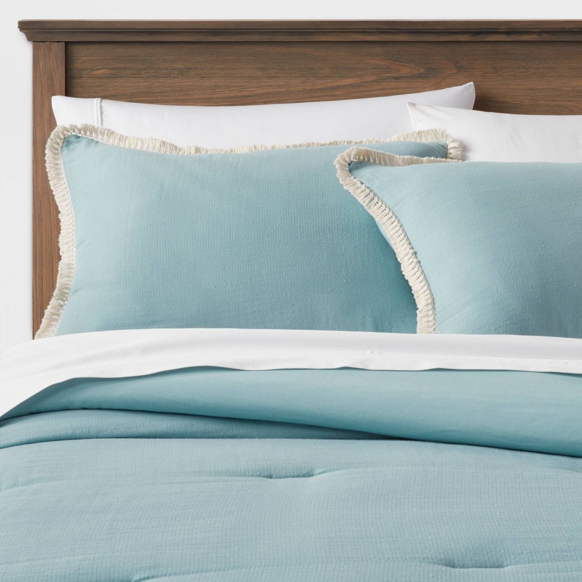 Cotton Tassel Border Comforter & Sham Set - Threshold™ | Target