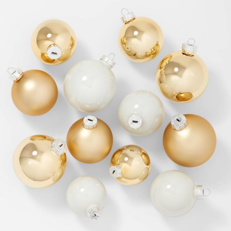 42ct Round Glass Christmas Tree Ornament Set - Wondershop™ | Target