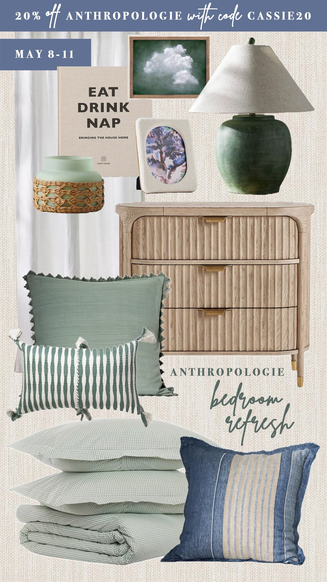 Primary bedroom refresh from Anthropologie! Code CASSIE20 saves you 20% this weekend only! #sugarplumstyle #anthro #anthropologie 

#LTKSeasonal #LTKHome #LTKSaleAlert